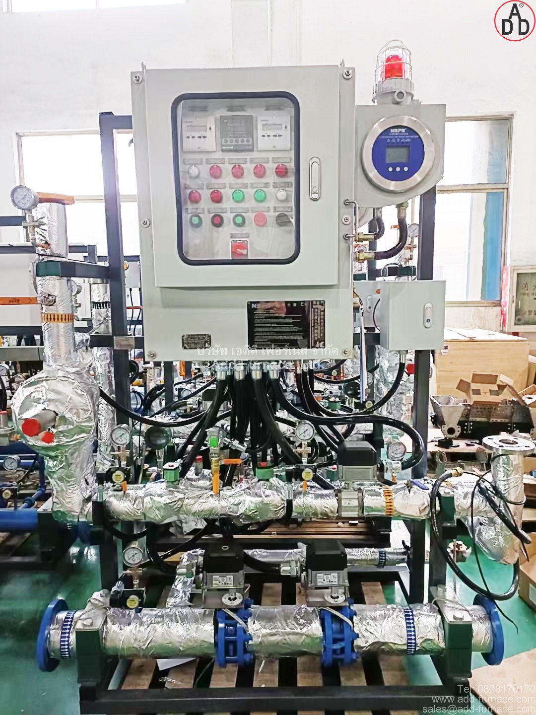 Gas Burner Autocontrol System ADD FURNACE CO.,LTD Project (1)